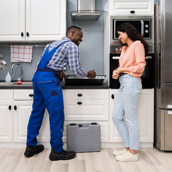 can you provide an estimate for cooktop repair before beginning any work in Wilton